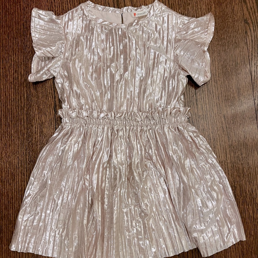 Crewcuts Metallic Rose Dress